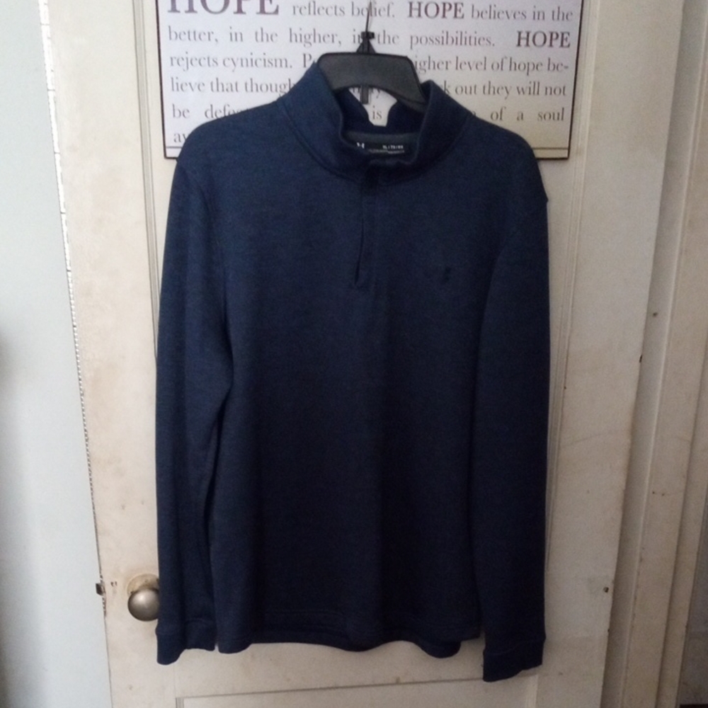 Blue Under Armour 1/4 Zip Pullover Sz. XL